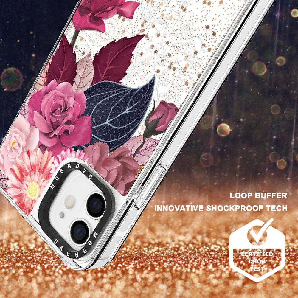 Pretty in Pink Glitter Phone Case - iPhone 12 Mini Case - MOSNOVO
