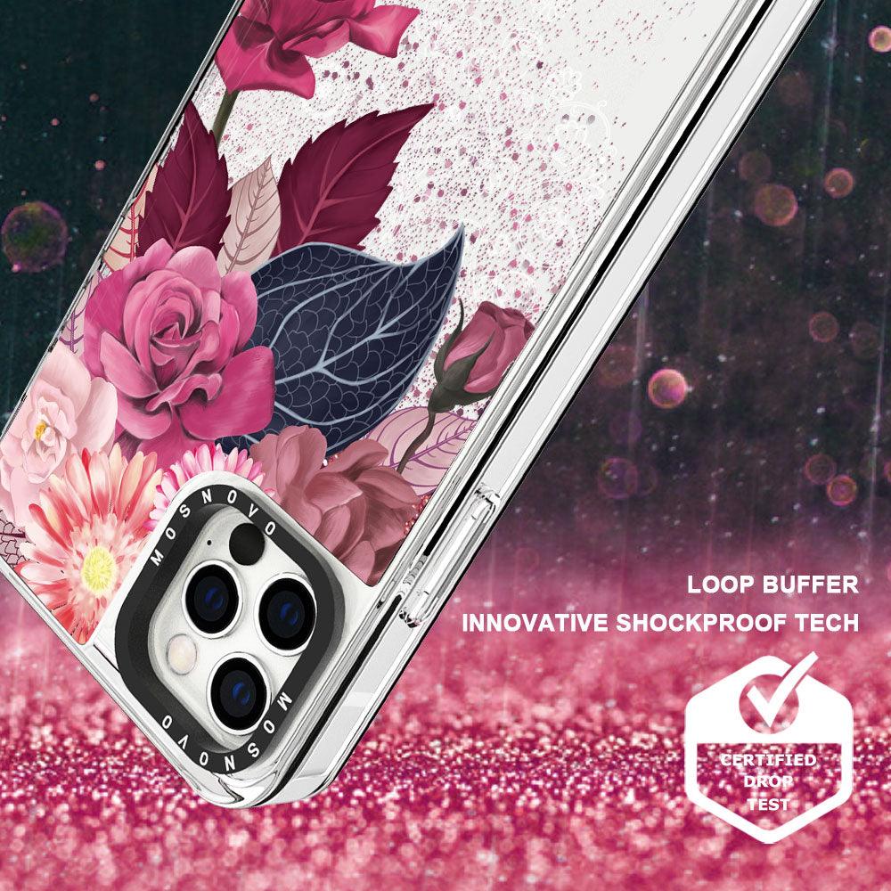 Pretty in Pink Glitter Phone Case - iPhone 12 Pro Case - MOSNOVO