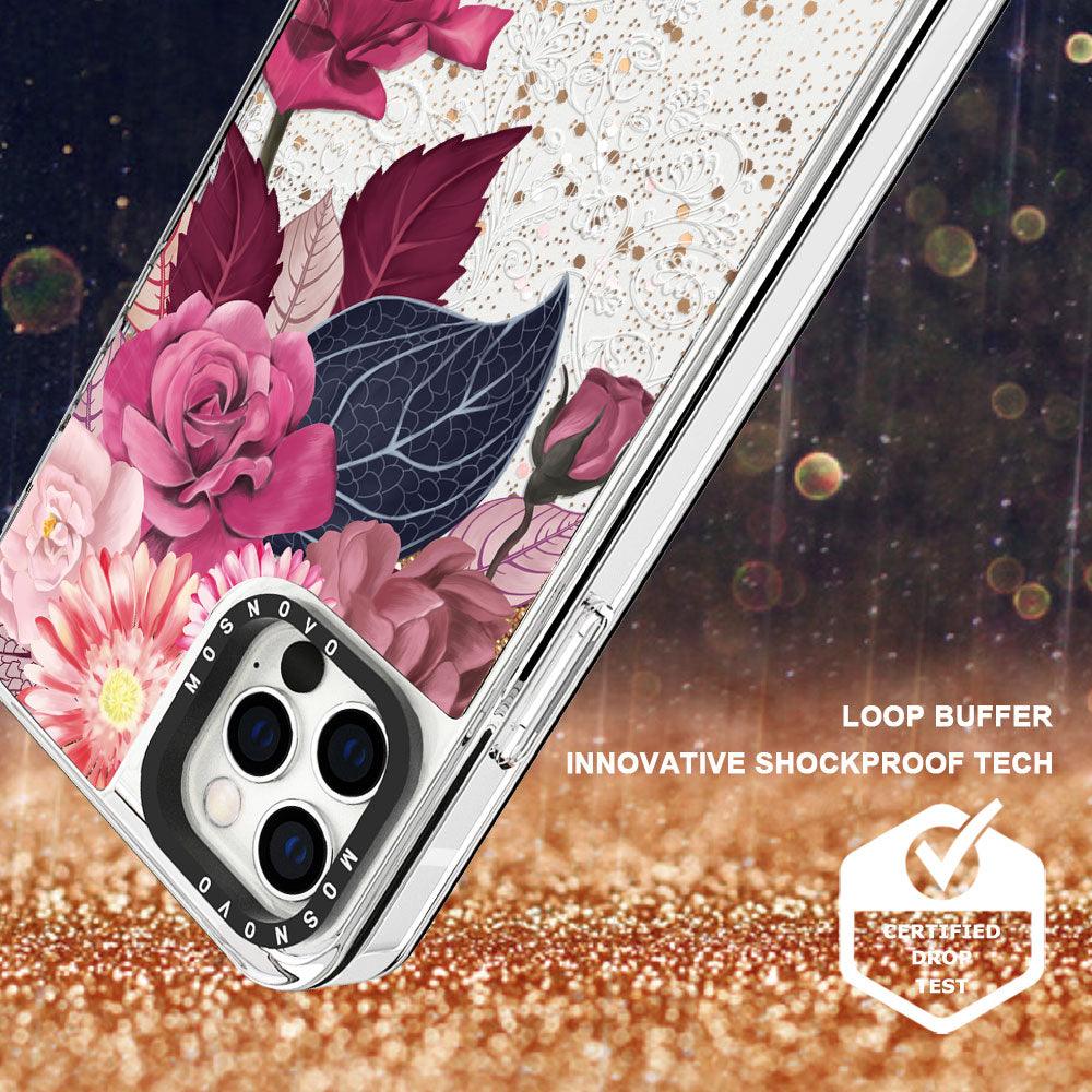 Pretty in Pink Glitter Phone Case - iPhone 12 Pro Max Case - MOSNOVO