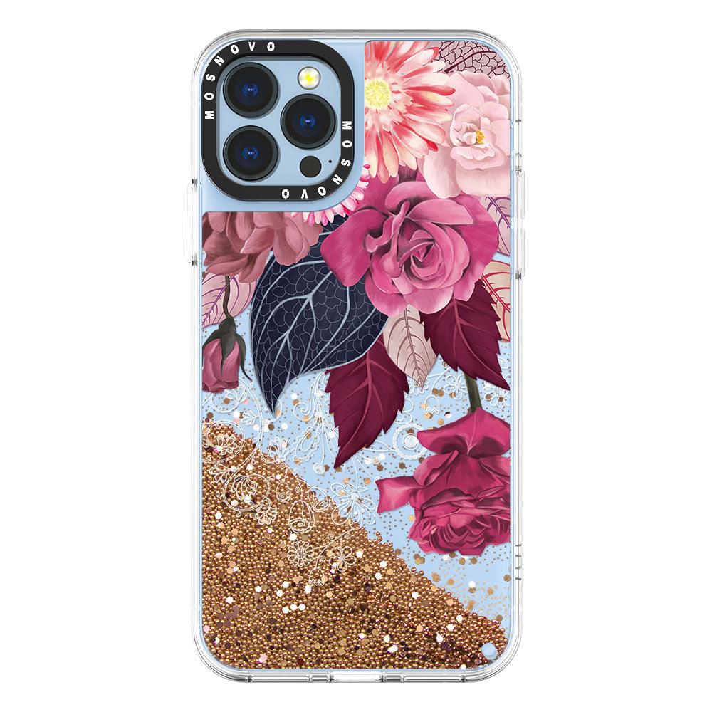 Pretty in Pink Glitter Phone Case - iPhone 13 Pro Max Case - MOSNOVO