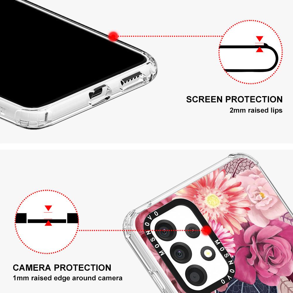 Pretty In Pink Phone Case - Samsung Galaxy A53 Case - MOSNOVO