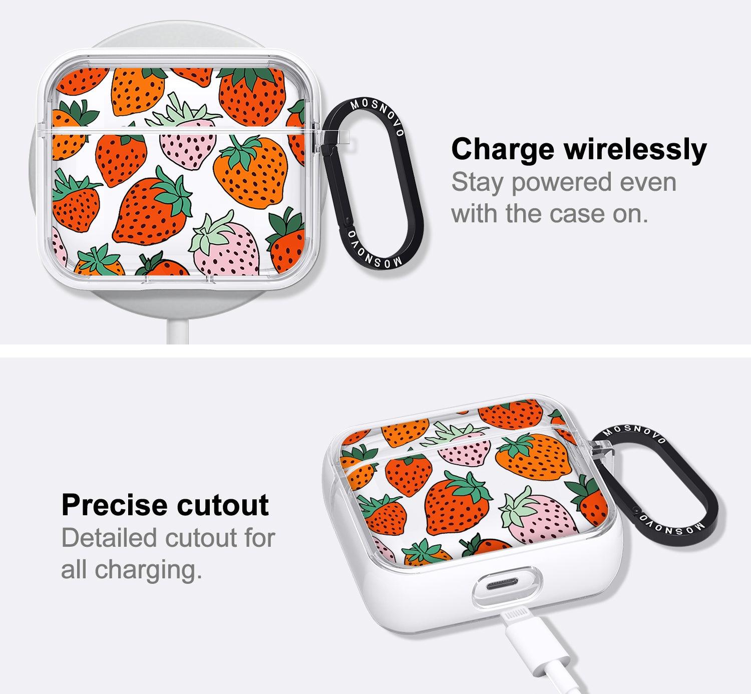 Pretty Strawberries AirPods 3 Case (3rd Generation) - MOSNOVO