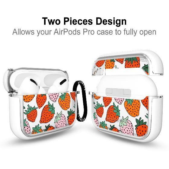 Pretty Strawberries AirPods Pro Case - MOSNOVO