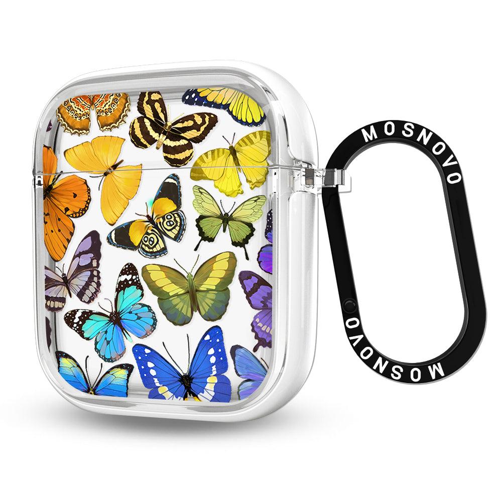 Rainbow Butterfly AirPods 1/2 Case - MOSNOVO