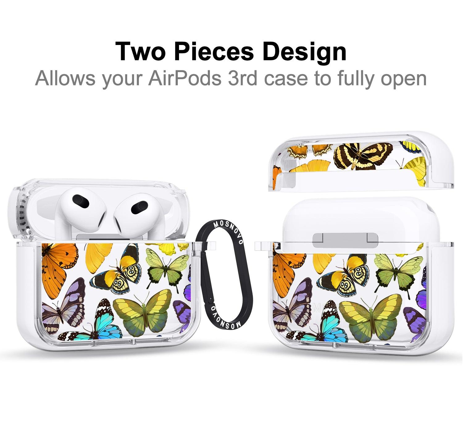 Rainbow Butterfly AirPods 3 Case (3rd Generation) - MOSNOVO