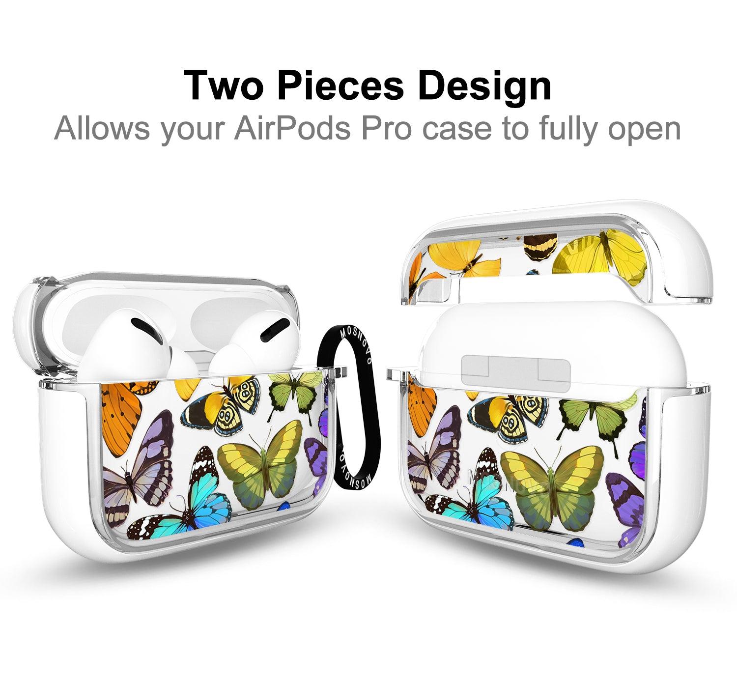 Rainbow Butterfly AirPods Pro Case - MOSNOVO