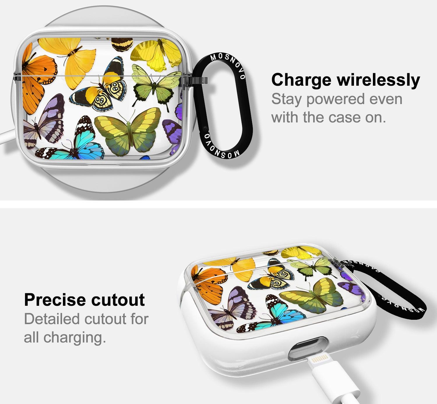Rainbow Butterfly AirPods Pro Case - MOSNOVO