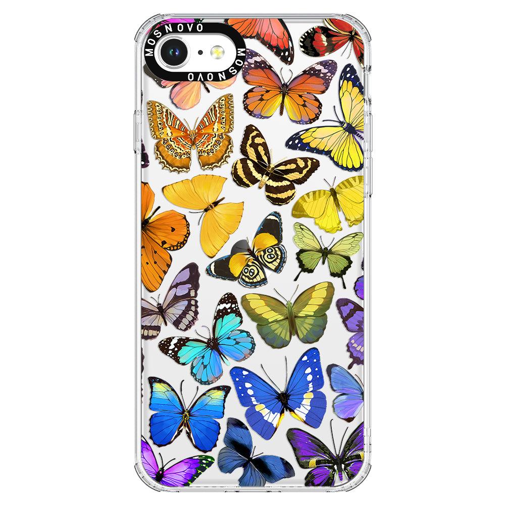 Rainbow Butterfly Phone Case - iPhone 7 Case - MOSNOVO