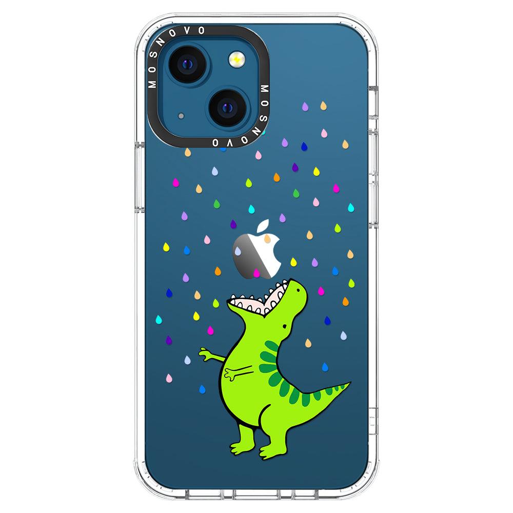 Rainbow Dinosaur Phone Case - iPhone 13 Case - MOSNOVO