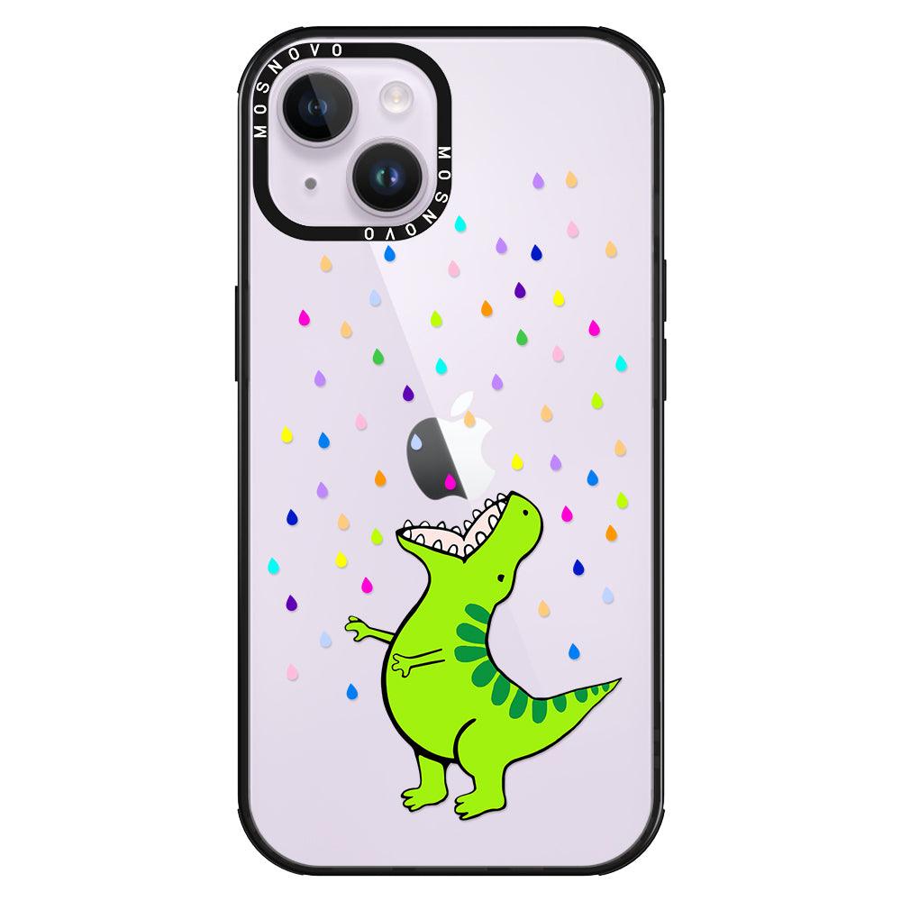 Rainbow Dinosaur Phone Case - iPhone 14 Case - MOSNOVO