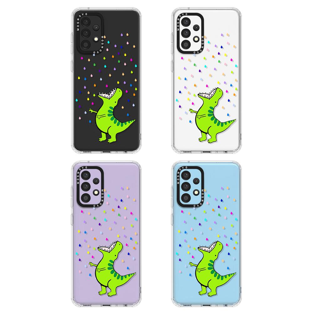 Rainbow Dinosaur Phone Case - Samsung Galaxy A52 & A52s Case - MOSNOVO