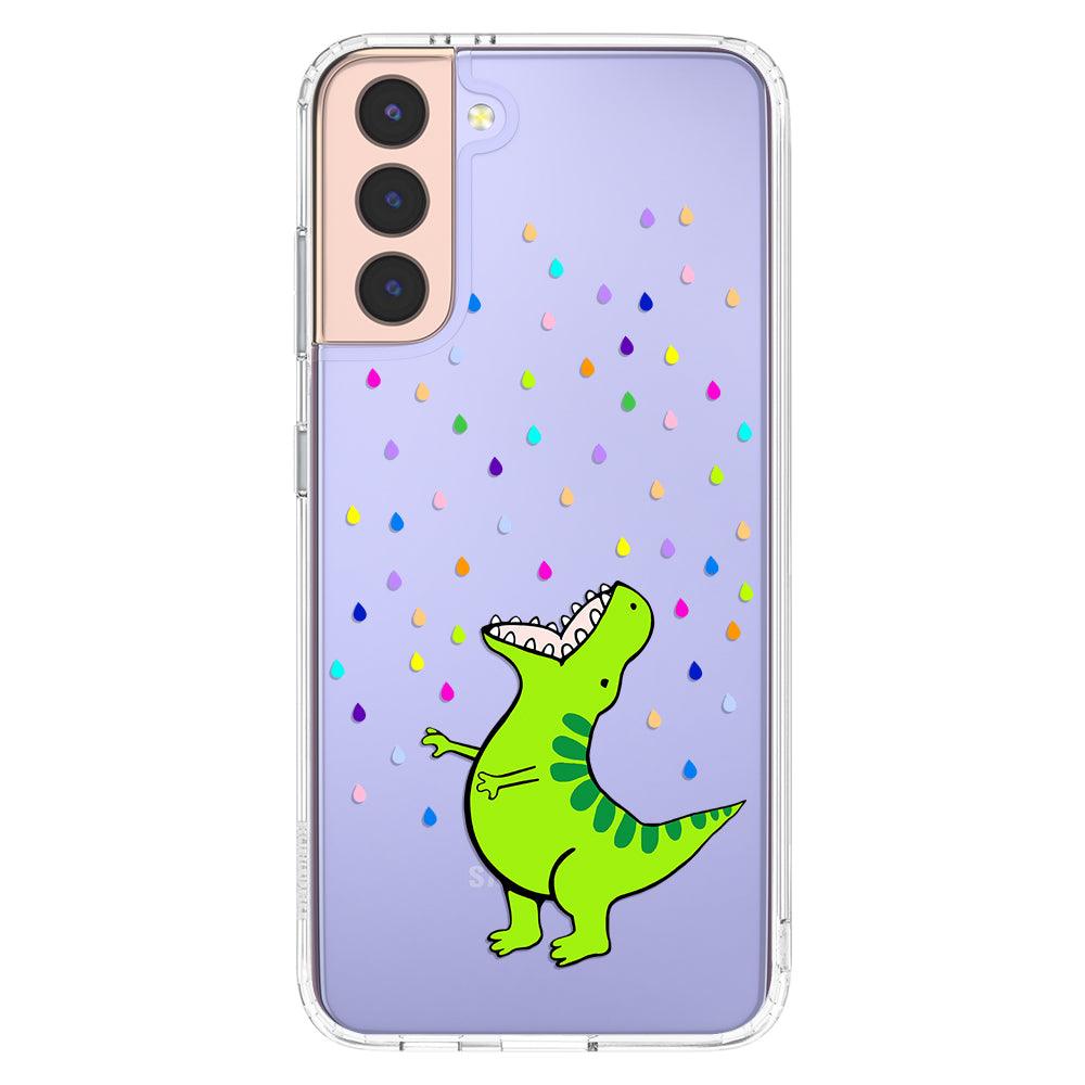 Rainbow Dinosaur Phone Case - Samsung Galaxy S21 Case - MOSNOVO