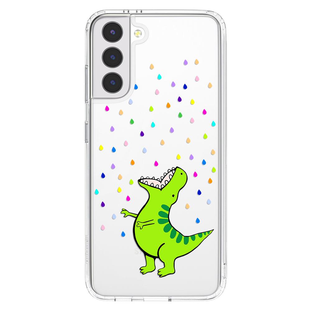 Rainbow Dinosaur Phone Case - Samsung Galaxy S21 Case - MOSNOVO