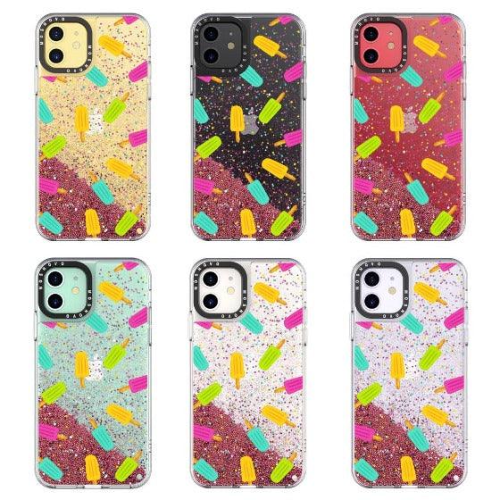Rainbow Ice Pop Glitter Phone Case - iPhone 11 Case - MOSNOVO