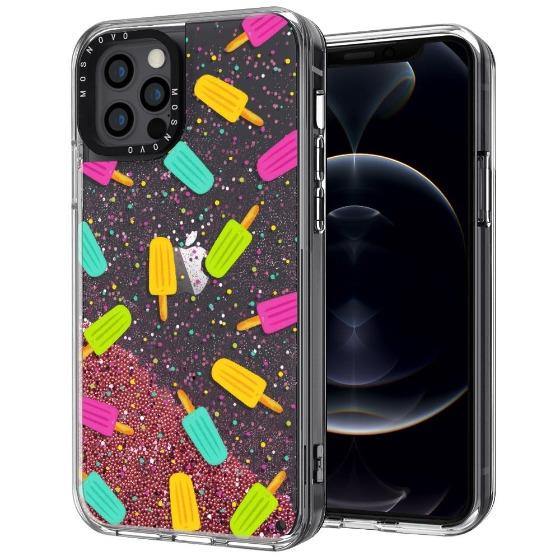 Rainbow Ice Pop Glitter Phone Case - iPhone 12 Pro Max Case - MOSNOVO