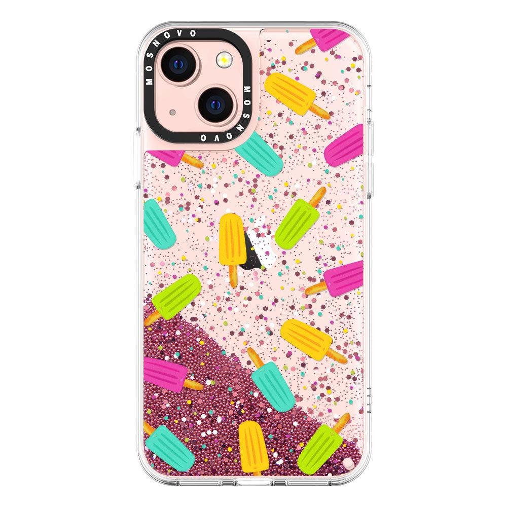 Rainbow Ice Pop Glitter Phone Case - iPhone 13 Case - MOSNOVO