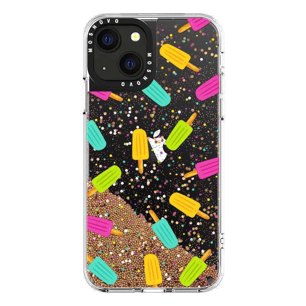 Rainbow Ice Pop Glitter Phone Case - iPhone 13 Case - MOSNOVO