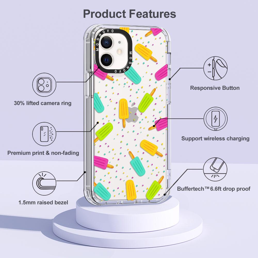 Rainbow Ice Pop Phone Case - iPhone 12 Case - MOSNOVO