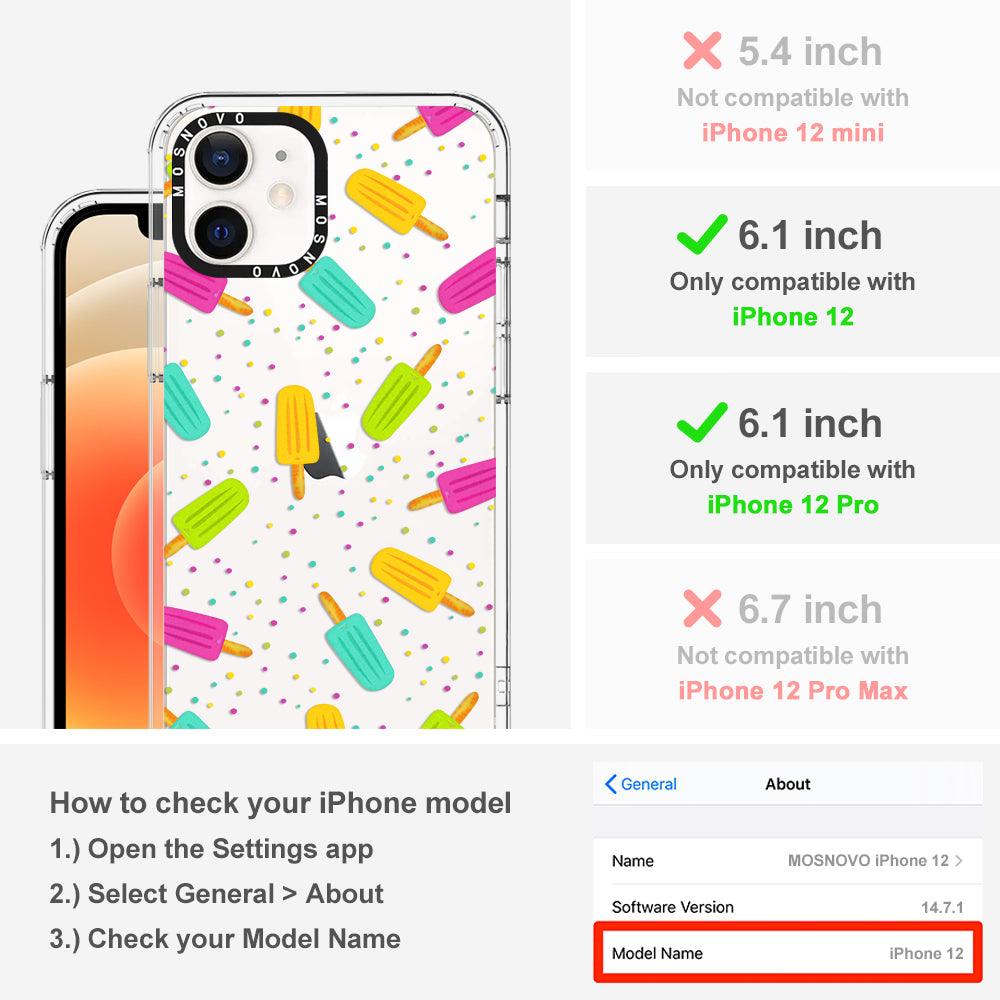 Rainbow Ice Pop Phone Case - iPhone 12 Case - MOSNOVO