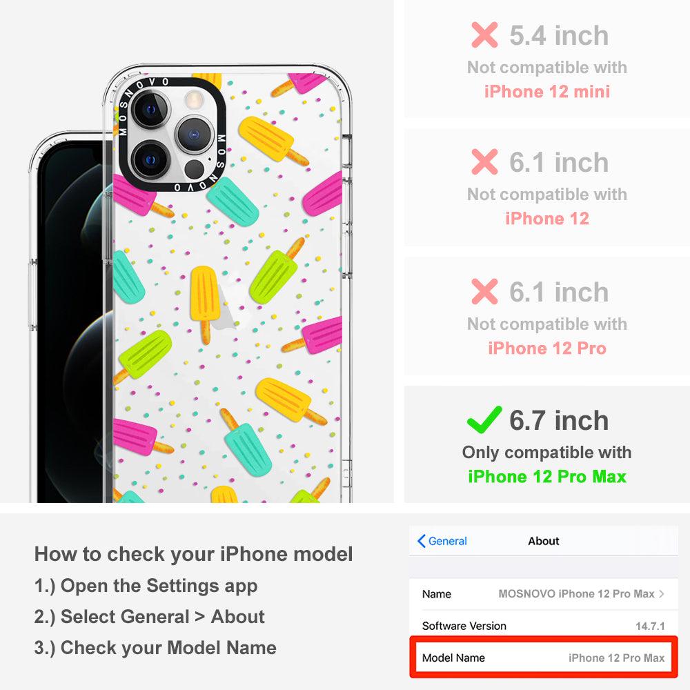 Rainbow Ice Pop Phone Case - iPhone 12 Pro Max Case - MOSNOVO