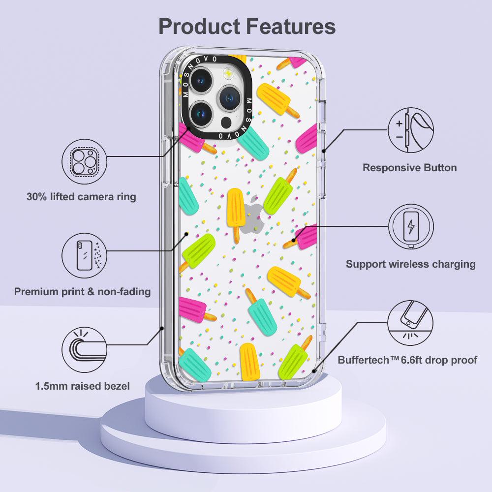 Rainbow Ice Pop Phone Case - iPhone 12 Pro Max Case - MOSNOVO