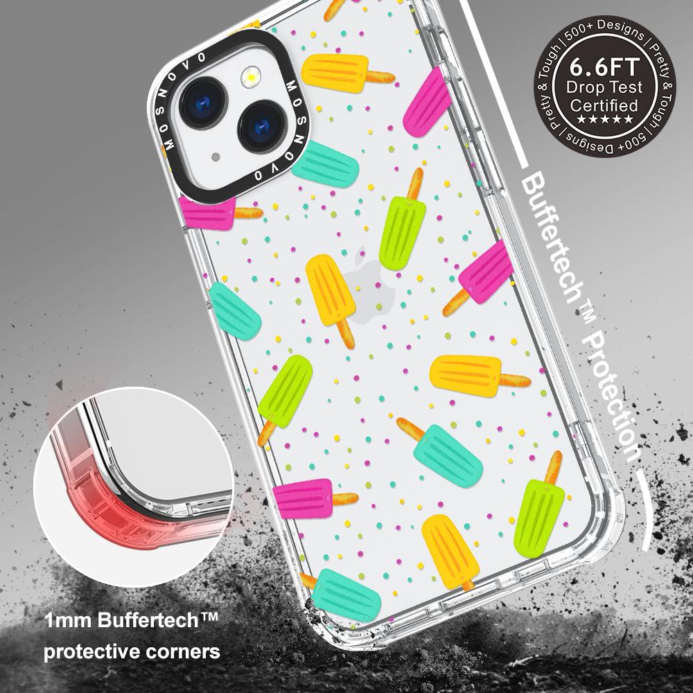 Rainbow Ice Pop Phone Case - iPhone 13 Mini Case - MOSNOVO