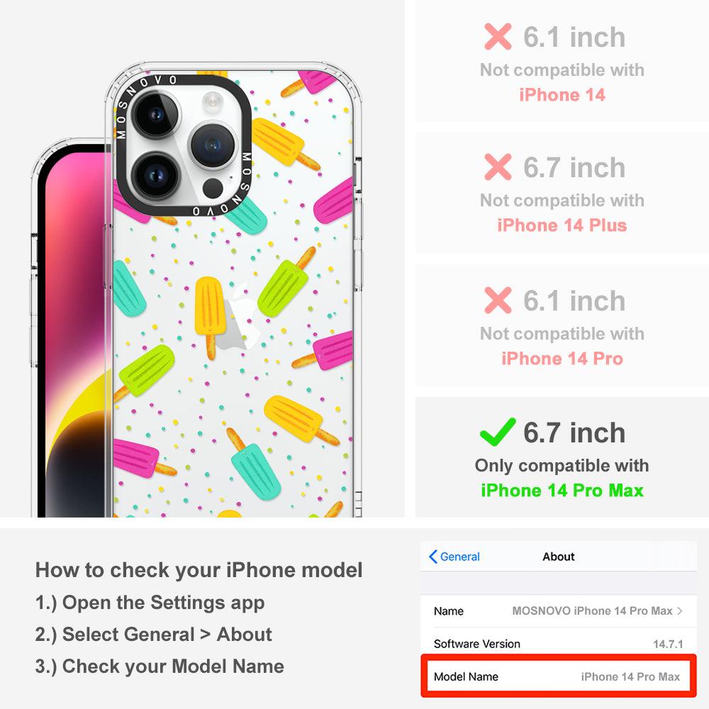 Rainbow Ice Pop Phone Case - iPhone 14 Pro Max Case - MOSNOVO