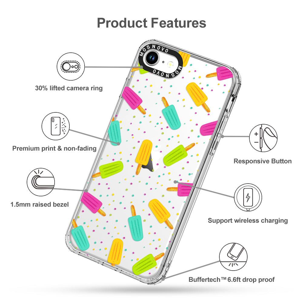 Rainbow Ice Pop Phone Case - iPhone SE 2020 Case - MOSNOVO