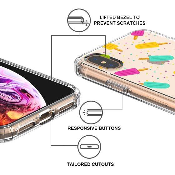 Rainbow Ice Pop Phone Case - iPhone XS Case - MOSNOVO