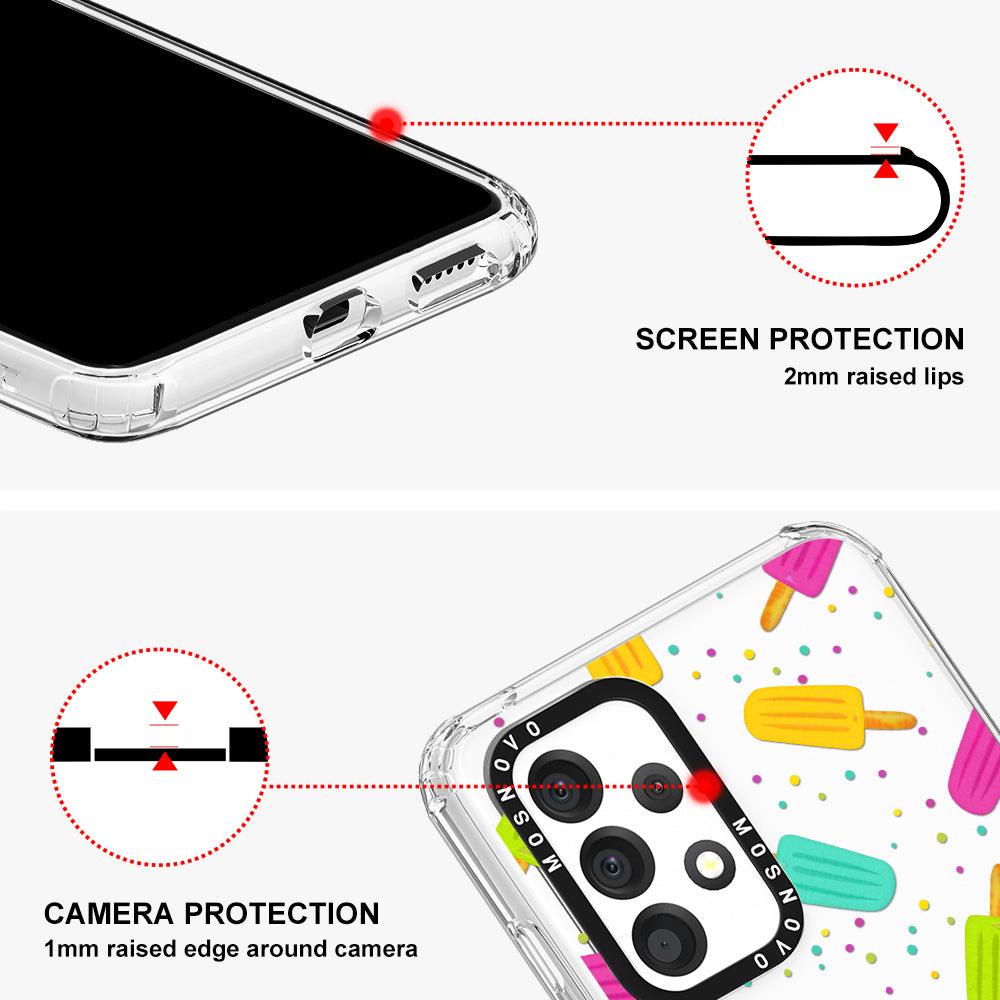 Rainbow Ice Pop Phone Case - Samsung Galaxy A53 Case - MOSNOVO