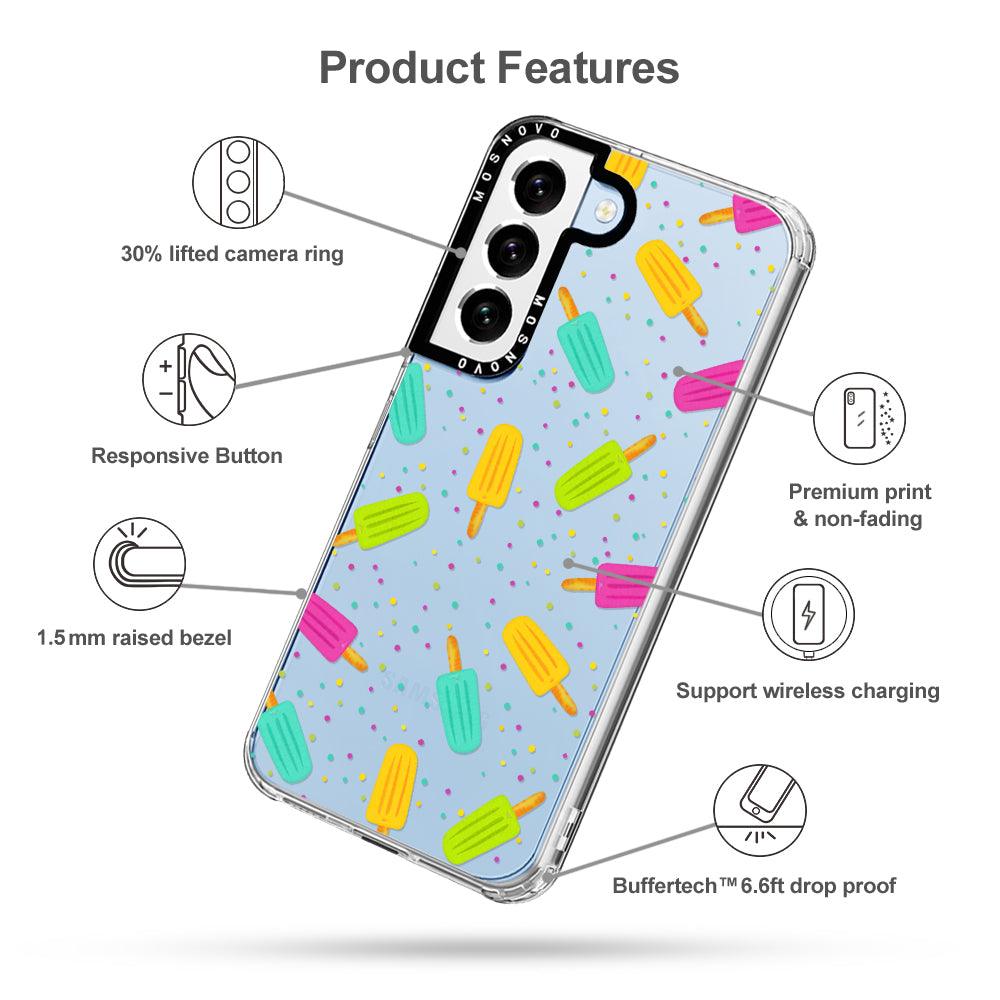 Rainbow Ice Pop Phone Case - Samsung Galaxy S22 Case - MOSNOVO
