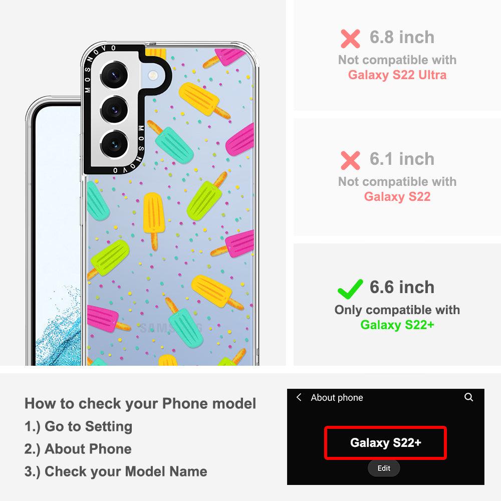 Rainbow Ice Pop Phone Case - Samsung Galaxy S22 Plus Case - MOSNOVO