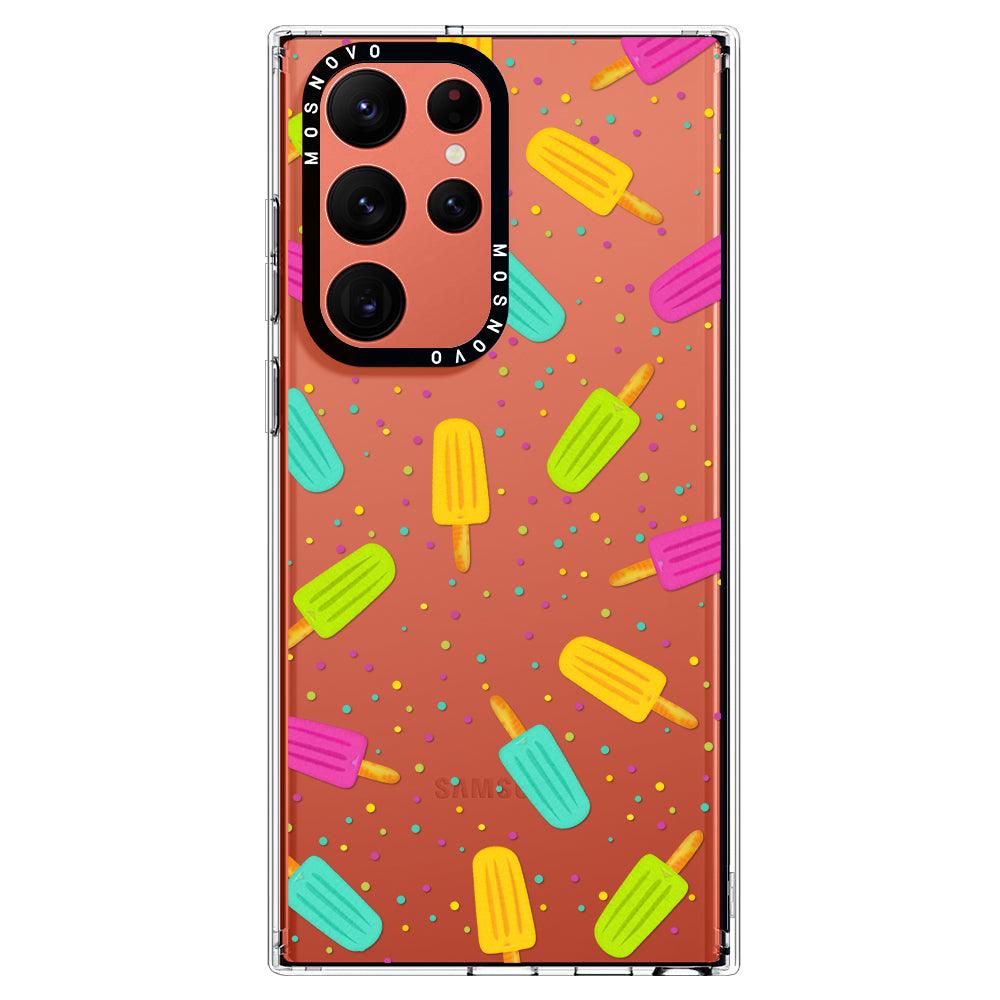 Rainbow Ice Pop Phone Case - Samsung Galaxy S22 Ultra Case - MOSNOVO