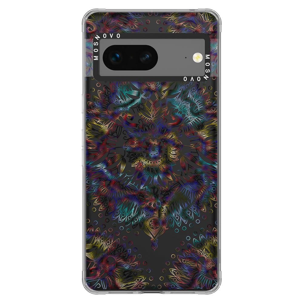 Rainbow Mandala Phone Case - Google Pixel 7 Case - MOSNOVO
