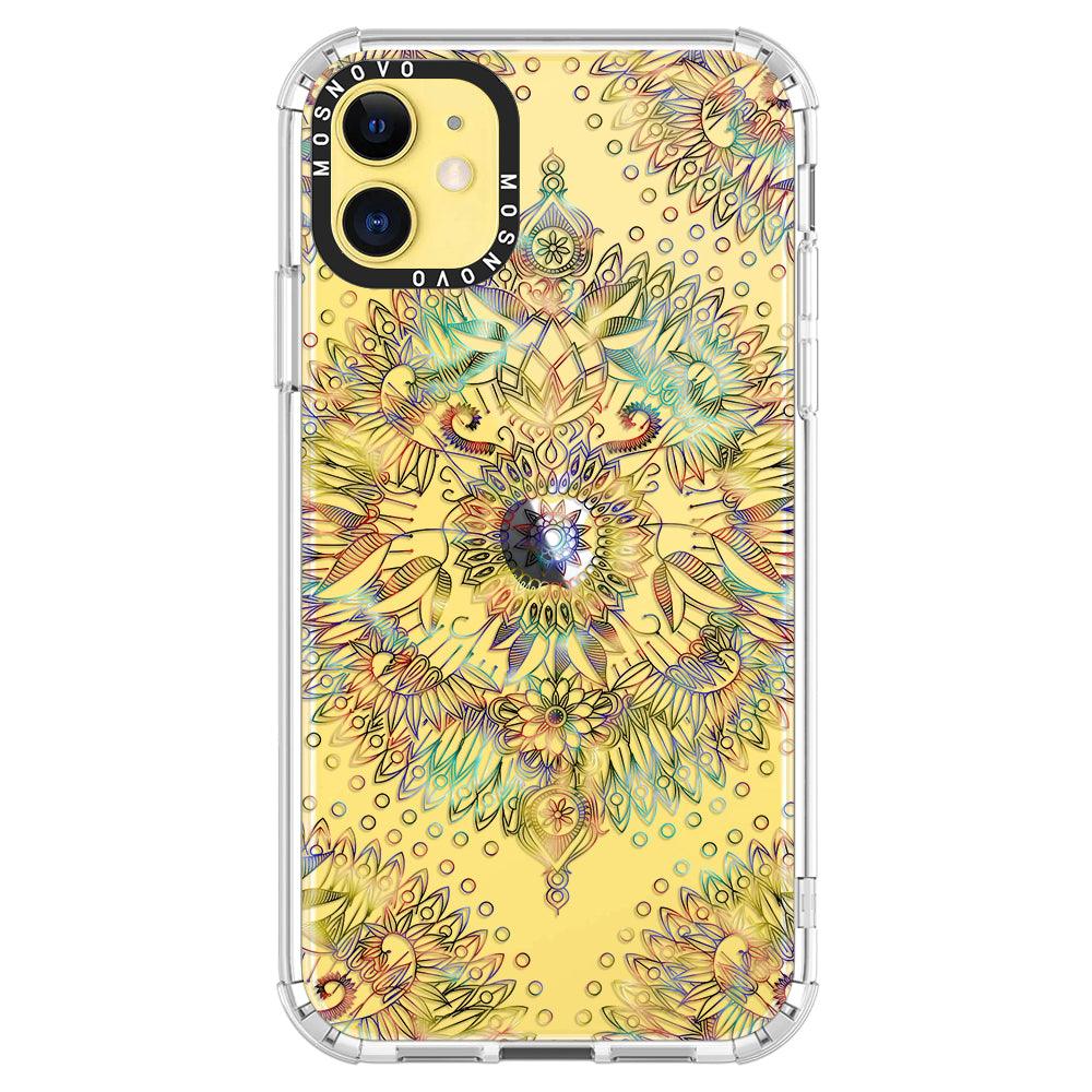 Rainbow Mandala Phone Case - iPhone 11 Case - MOSNOVO