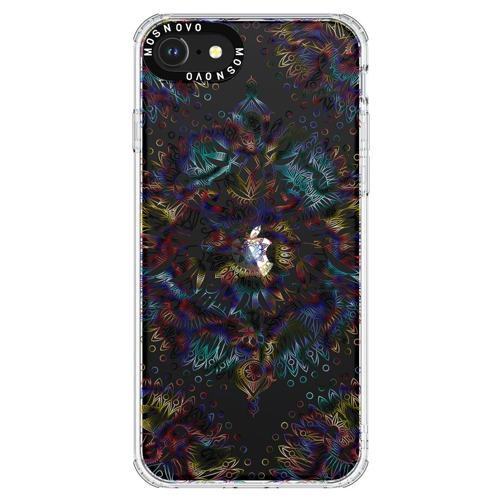 Rainbow Mandala Phone Case - iPhone SE 2020 Case - MOSNOVO