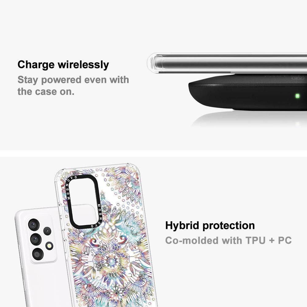 Rainbow Mandala Phone Case - Samsung Galaxy A52 & A52s Case - MOSNOVO
