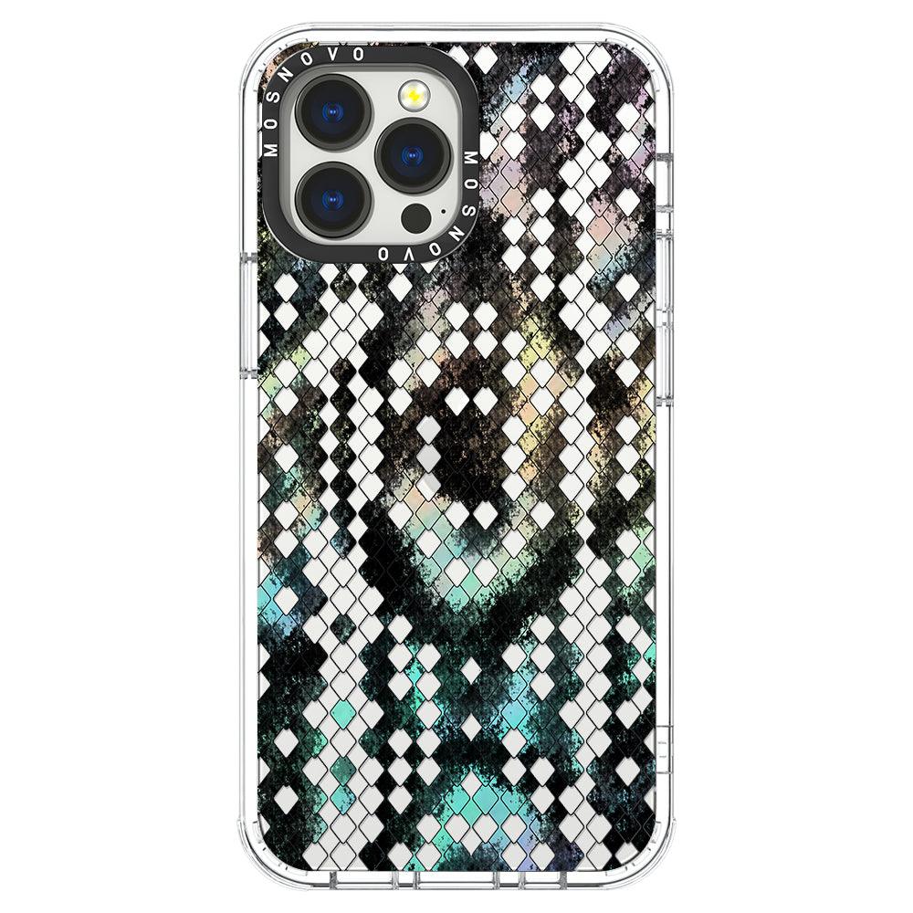 Rainbow Snake Print Phone Case - iPhone 13 Pro Max Case - MOSNOVO
