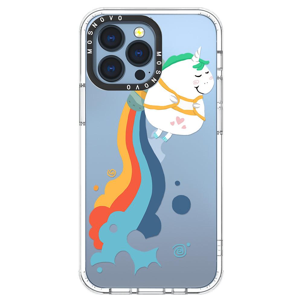 Cute Rainbow Unicorn Phone Case - iPhone 13 Pro Case - MOSNOVO