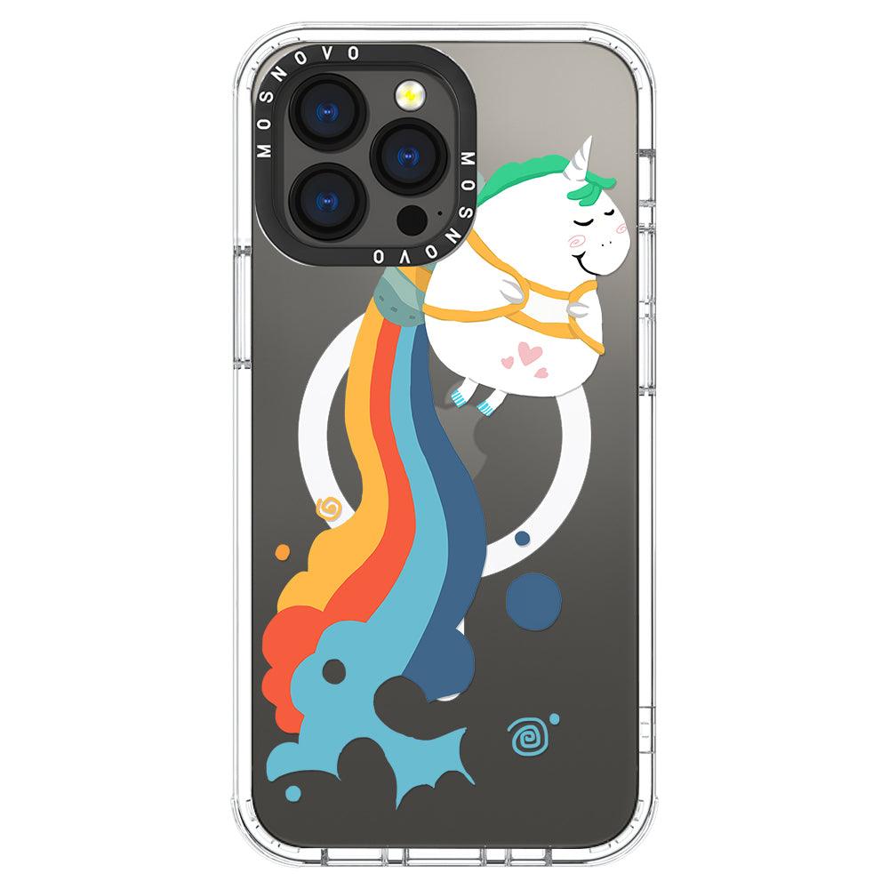 Cute Rainbow Unicorn Phone Case - iPhone 13 Pro Case - MOSNOVO