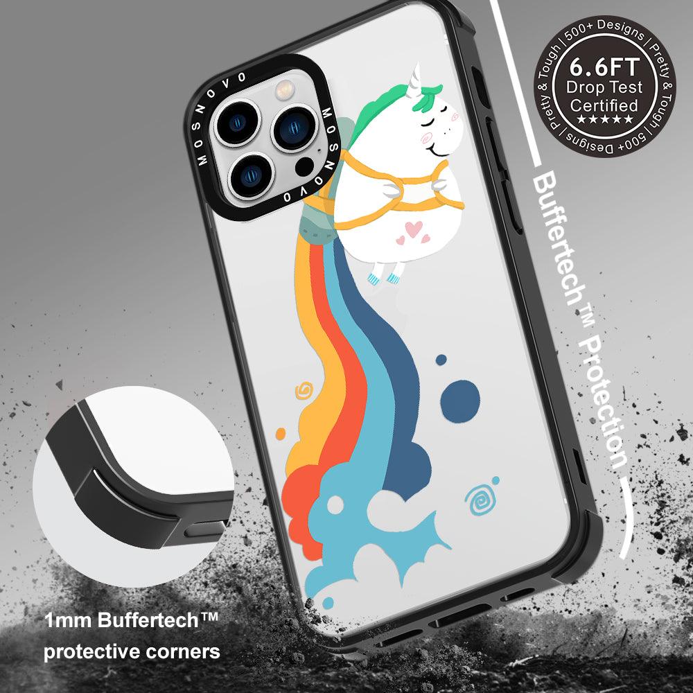 Cute Rainbow Unicorn Phone Case - iPhone 13 Pro Max Case - MOSNOVO