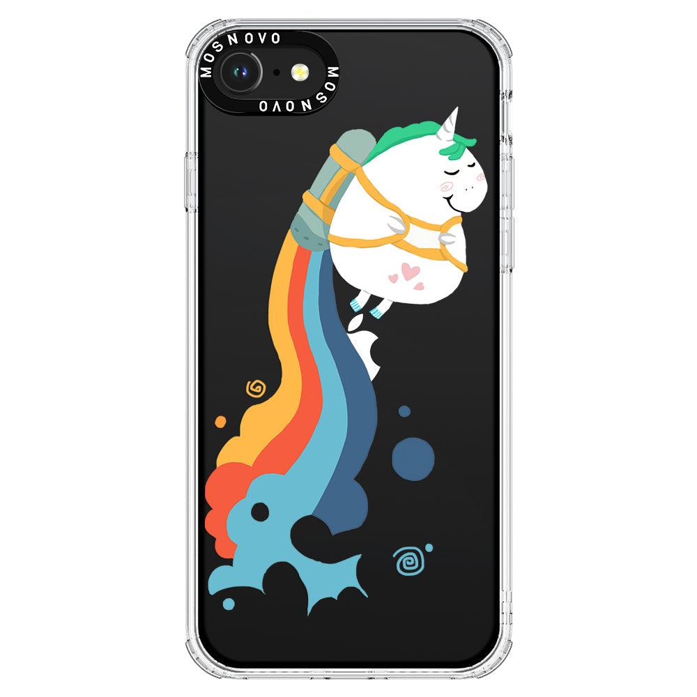 Cute Rainbow Unicorn Phone Case - iPhone 7 Case - MOSNOVO