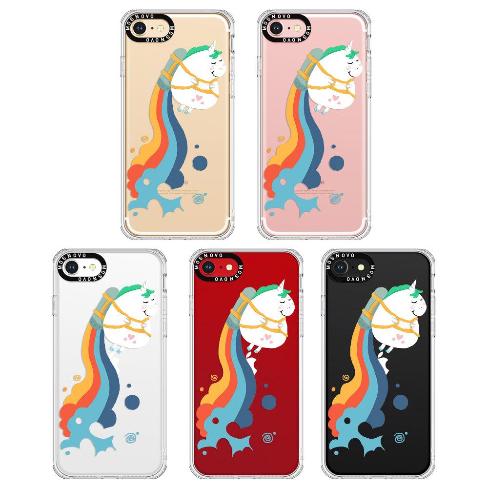Cute Rainbow Unicorn Phone Case - iPhone 7 Case - MOSNOVO