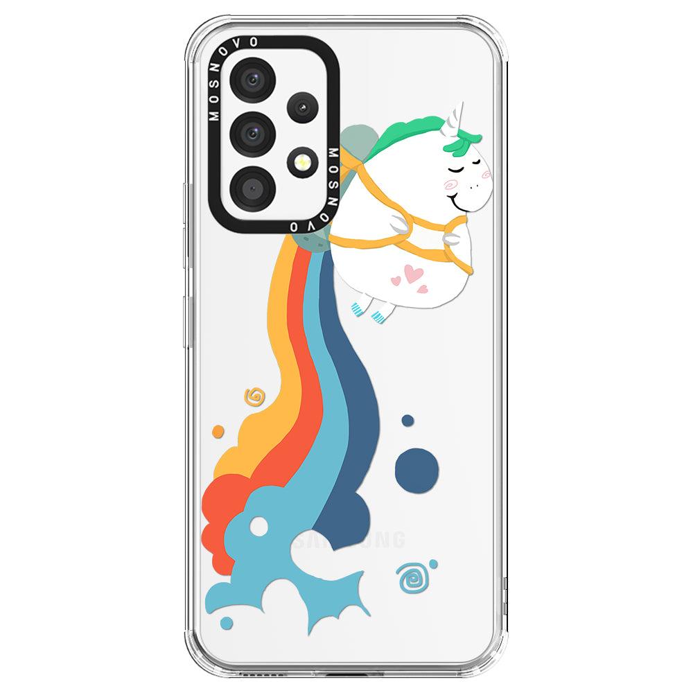 Rainbow Unicorn Phone Case - Samsung Galaxy A53 Case - MOSNOVO