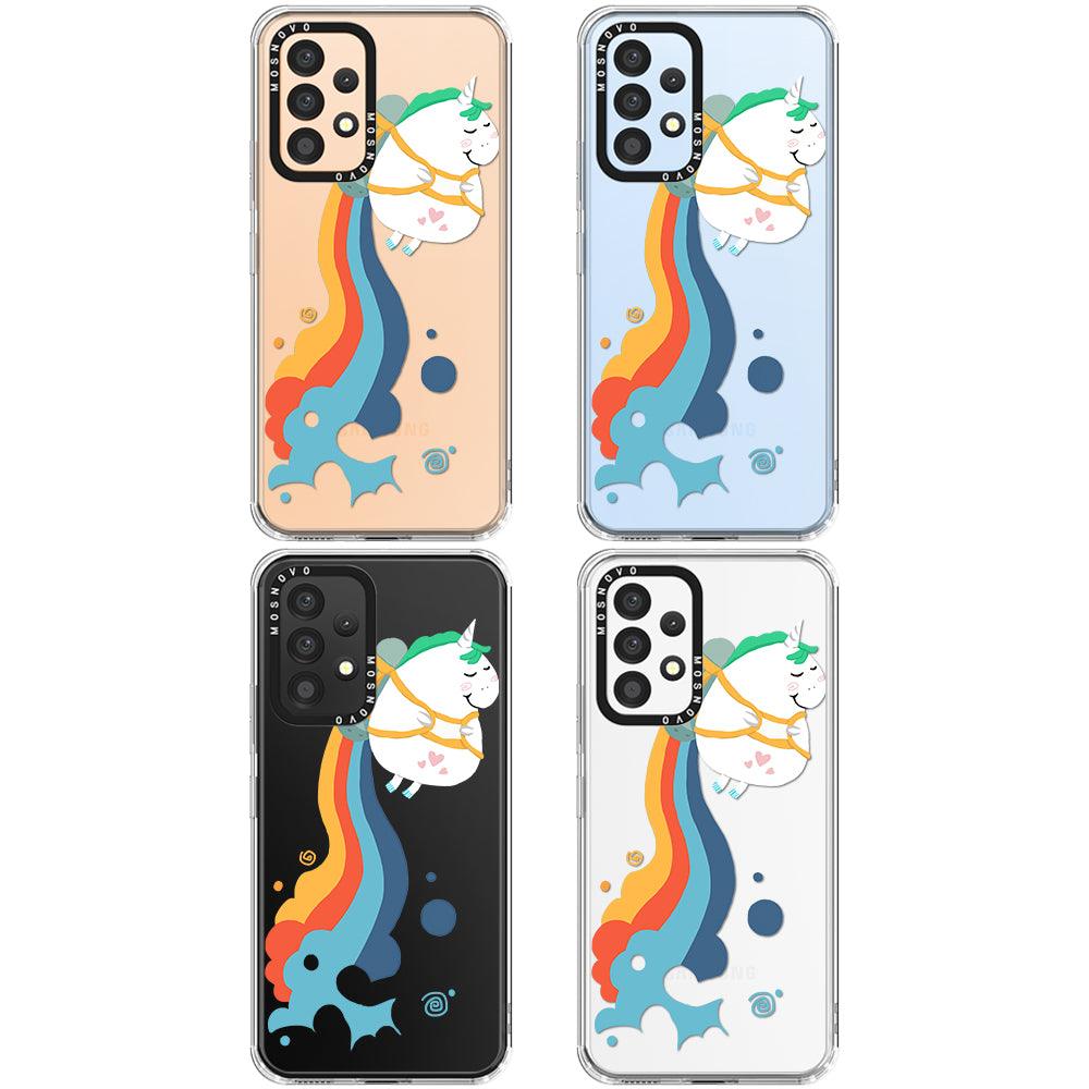 Rainbow Unicorn Phone Case - Samsung Galaxy A53 Case - MOSNOVO
