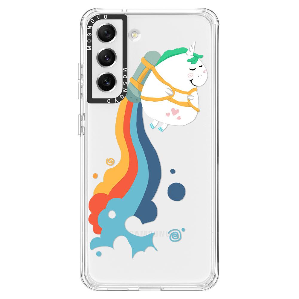 Rainbow Unicorn Phone Case - Samsung Galaxy S21 FE Case - MOSNOVO