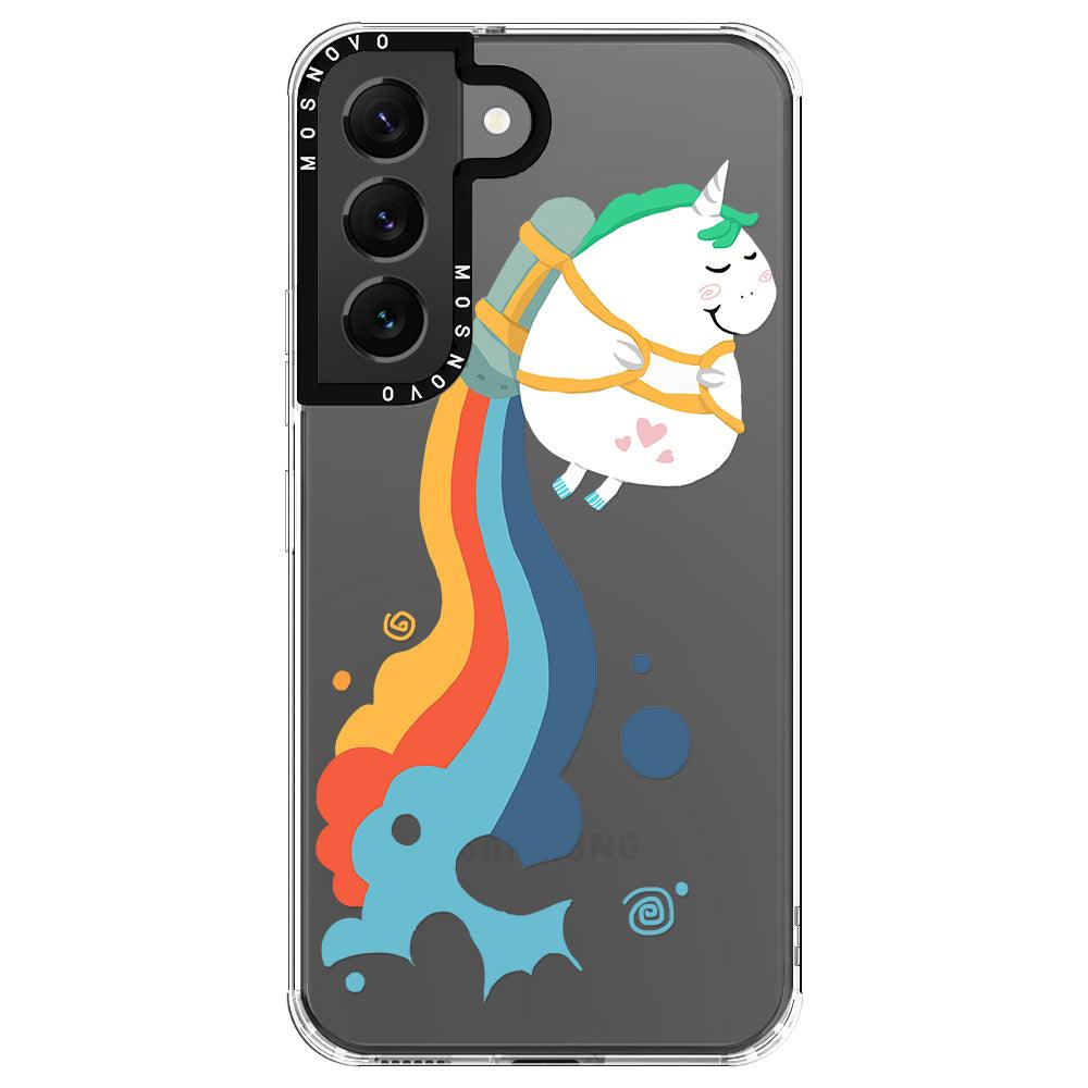 Rainbow Unicorn Phone Case - Samsung Galaxy S22 Case - MOSNOVO
