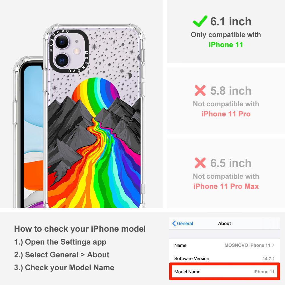 Rainbow Landscape Phone Case - iPhone 11 Case - MOSNOVO
