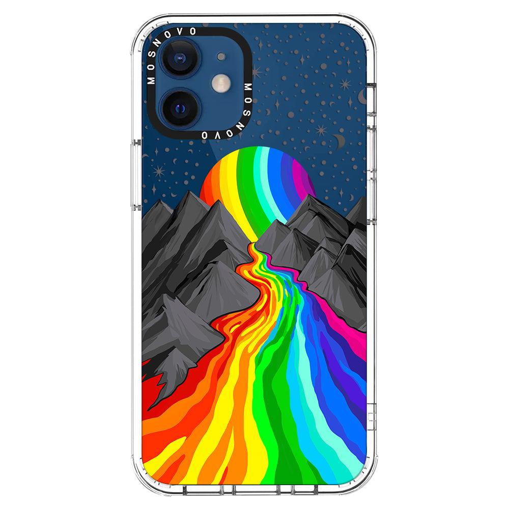 Rainbow Landscape Phone Case - iPhone 12 Case - MOSNOVO