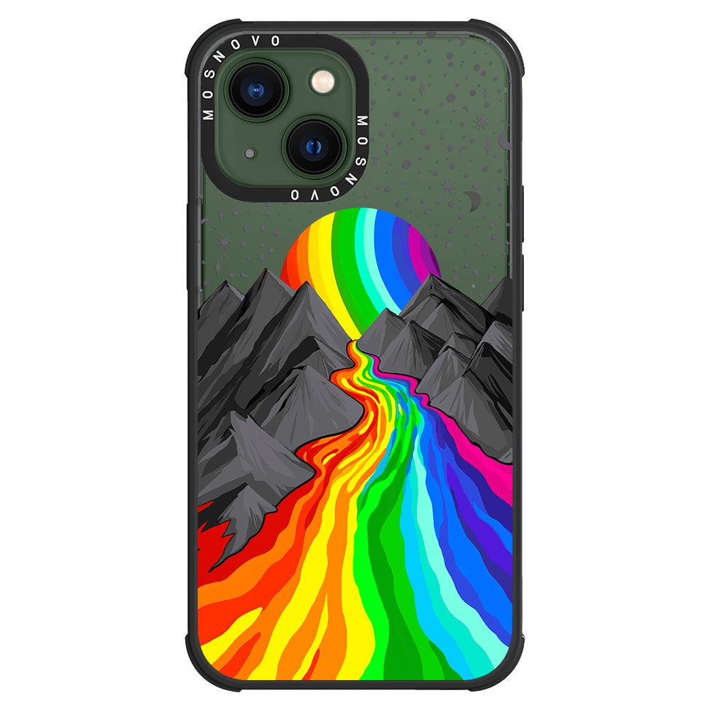 Rainbow Landscape Phone Case - iPhone 13 Case - MOSNOVO